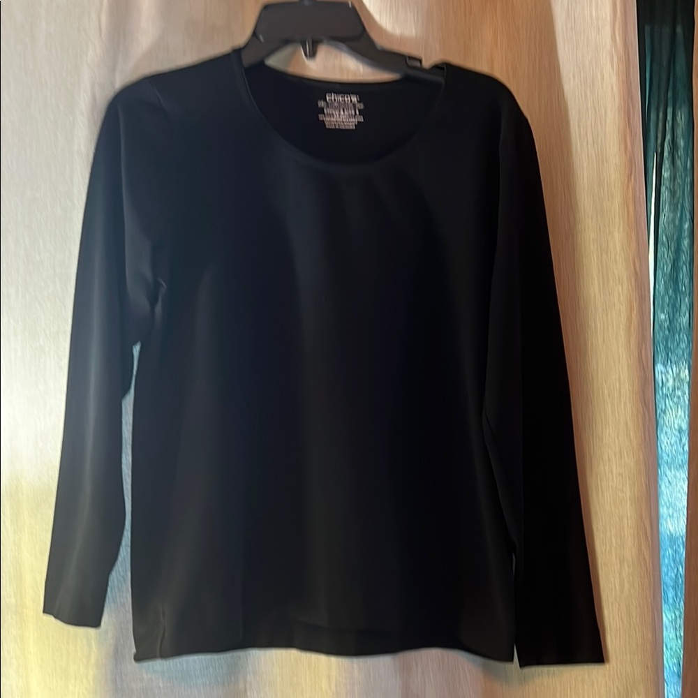Chico's Black ultimate long Sleeve T-Shirt
